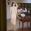 MYJ 224新中式改良日常高级感蕾丝素雅旗袍 商品缩略图3