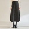 「高货sh」全新升级【铂金会员174/天猫229/差价55】(53846)洛诗琳赫本风针织羊毛半身裙2025秋冬百搭通勤高腰A字伞裙 商品缩略图3
