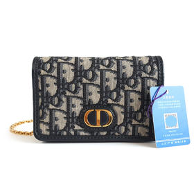 【95新】Dior迪奥老花蒙田nano链条包单肩斜挎包女士230925NJS04现售价：4400