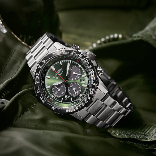 西铁城/CITIZEN光动能PROMASTER系列多功能休闲男表CA4664-60W 商品图7