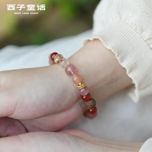 【灵隐景区直发】国潮五行能量手串合香珠男女士天然檀香沉香饰品 商品图0