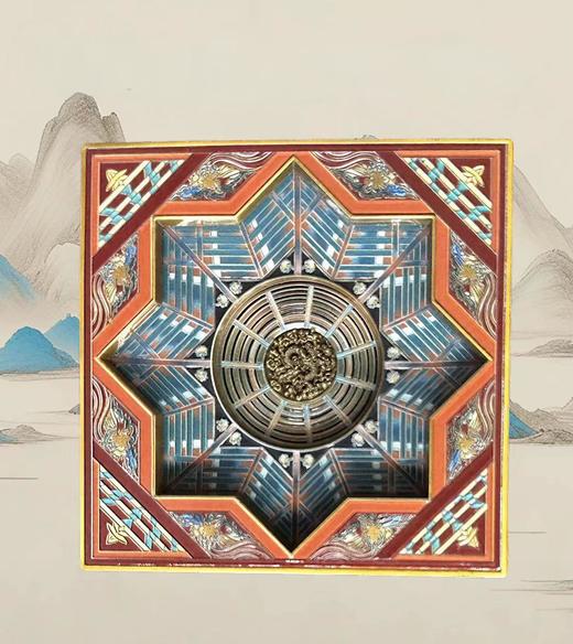 【唐宋元明清藻井金属冰箱贴·三层立体可拆分】中国七大藻井永乐宫晋祠六和塔瘦西湖滕王阁 商品图1