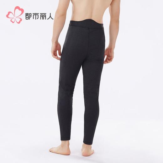 都市丽人打底裤男士保暖裤雅赛尔多层打底裤厚九分裤男裤FLH4D3 商品图3