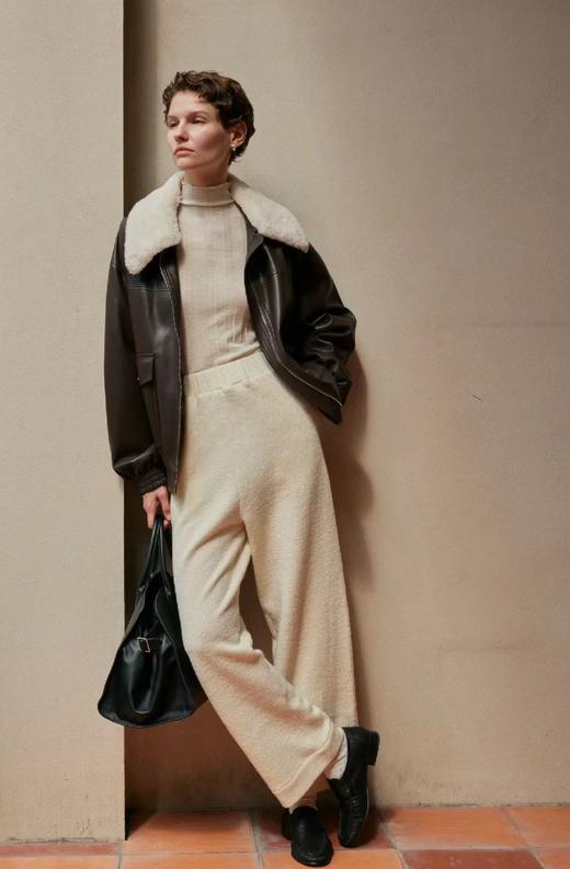 The row极细纯羊绒竖坑条针织衫打底衫 商品图4