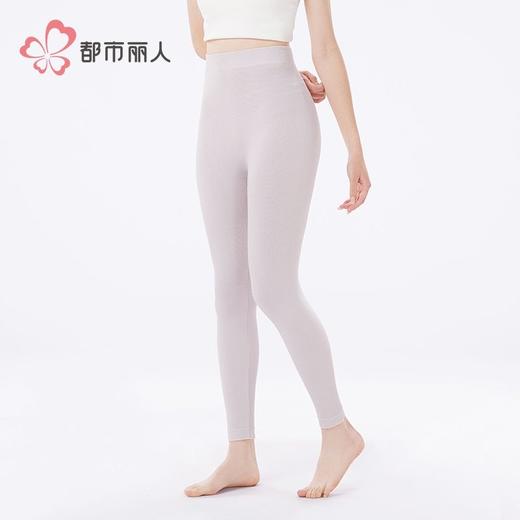 都市丽人打底裤女士保暖裤无缝单层打底裤中九分女裤LLH4C2 商品图2