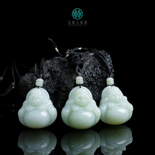 和田玉吊坠-和田玉大佛公吊坠约50*45mm 商品图0