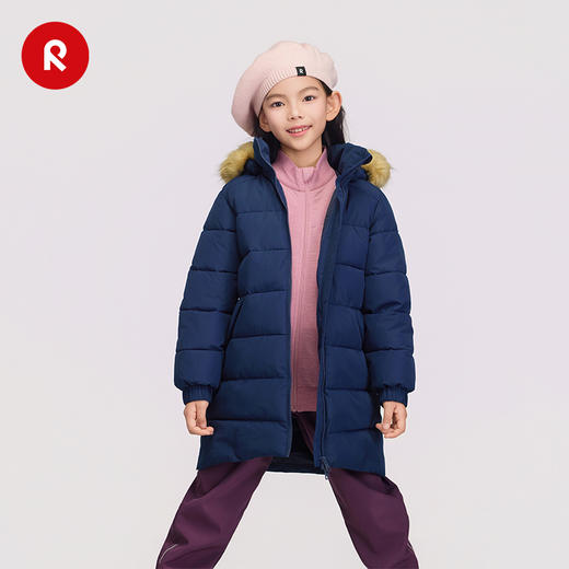 芬兰reima2025秋冬新款男女儿童中童拒水拒风易运动长款棉夹克 商品图1