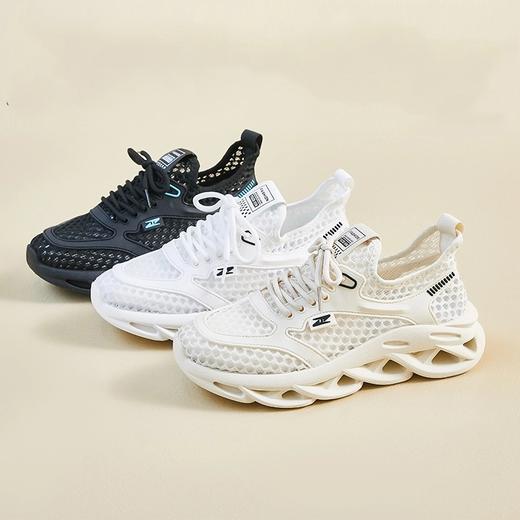 【全新升级 加倍凉爽 隐形增高5cm】梦惠妮 镂空透气空调鞋2.0 商品图4