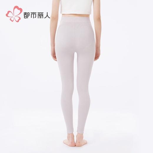 都市丽人打底裤女士保暖裤无缝单层打底裤中九分女裤LLH4C2 商品图3