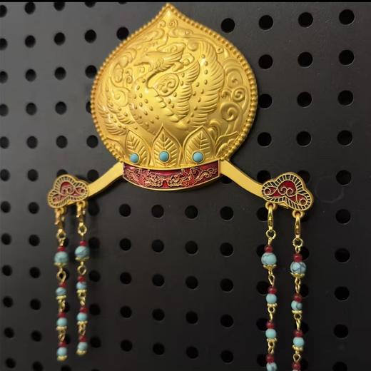 【唐宋元凤冠·金属冰箱贴礼盒】永乐宫西王母龙凤花钗冠李倕凤冠宋代团冠回鹘桃心冠冰箱贴 商品图3