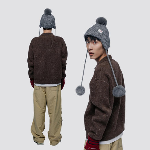 【品牌特惠】ACMEITEM爱棵米-半开领毛衫GAG3770663G 商品图2