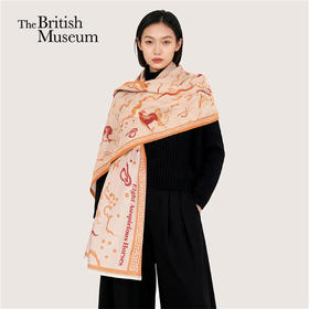 大英博物馆 新年系列 以梦为马 提花围巾礼盒