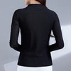 雀说烫钻内搭网纱打底衫女秋冬新款洋气纱衣小衫纯色百搭长袖T恤AL46909 商品缩略图3