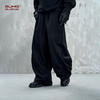 BJHG不计后果仿羊毛弯刀休闲裤子男款秋季2025新款直筒宽松运动裤 商品缩略图1