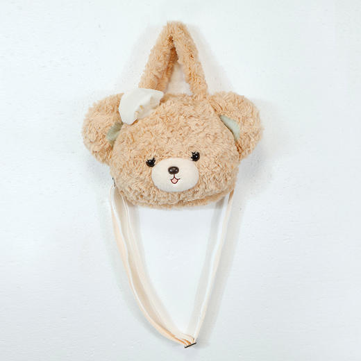 热可可小熊手拎包毛绒包-纪念日百货门店同款166195952 商品图0