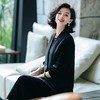 西子/拾梦羊毛时尚百搭蝴蝶刺绣雅黑色马甲/MJTJ442 商品缩略图3