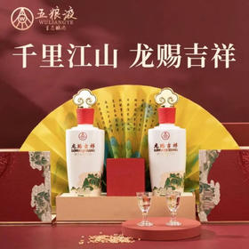 五粮液 52度 龙赐吉祥高端白酒礼盒（双瓶礼盒装）