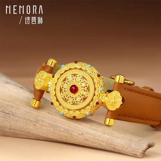 【新品首发】灵转八宝 足金八宝罗盘手链 可转动黄金手链【按克计价黄金2】MEMORA诗普琳GB316201 商品图4