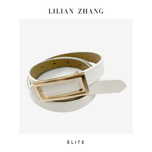 定制—可调节长方扣高档百搭复古时尚简约束腰多色女士皮带2513002 商品图1