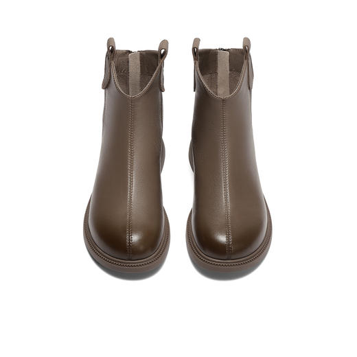 【云粉节】BF楼 森达时装靴2025冬季新款经典百搭超软羊皮休闲短靴XRU01吊牌价899活动价499 商品图2