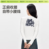 「棉的美学」 秋季长袖T恤女字母印花可爱少女风百搭软糯圆领上衣 商品缩略图2