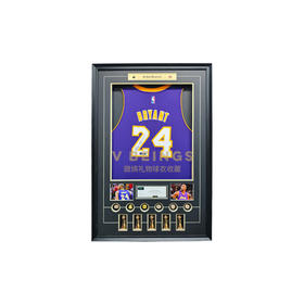 收藏系列 科比 湖人队24号紫色 球迷版 亲笔签名球衣