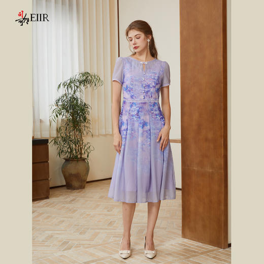 司歌印花短袖连衣裙A901324X 商品图2