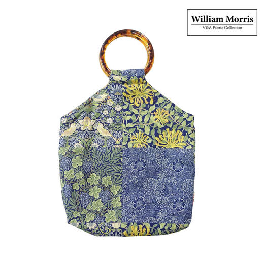 HUJI祤集Amber手提包WilliamMorris花鸟系列 商品图2