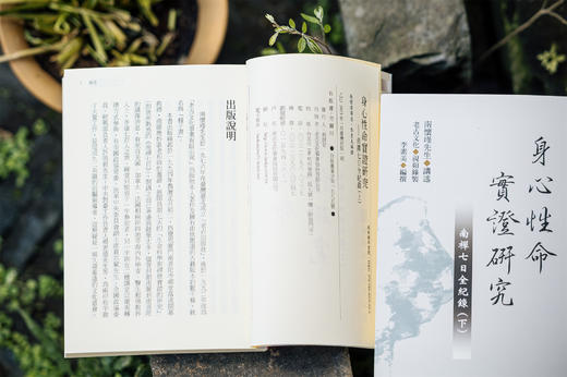 老古正版《身心性命实证研究一一南禅七日全纪录（上、下）》（繁体版）预售中 商品图4