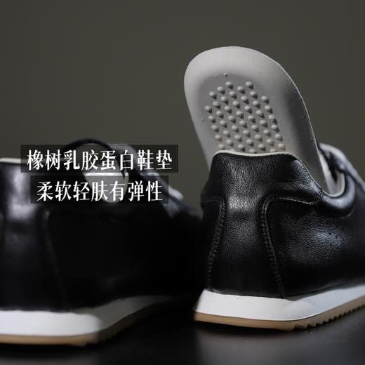 早秋新款【M.DINNZ 真皮德训阿甘鞋】重磅首发  阿根廷进口水染牛皮  黄金高度3cn  日常通勤出行百搭高级 商品图5