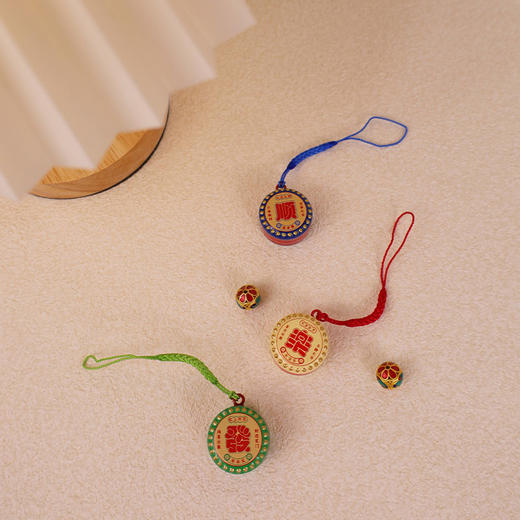 金鼓开运水音铃钥匙扣-纪念日百货门店同款166395006 商品图0