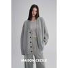 MAISON CECILE 三色|秋冬重磅高克重羊绒羊毛软糯厚实针织大开衫 商品缩略图2