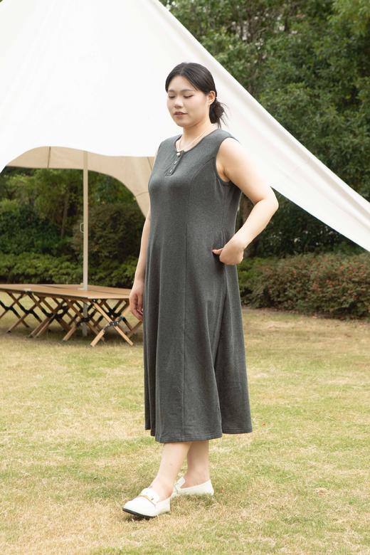 现货！💥今天发货！【纯棉套装】卫衣外套+背心裙，可单拍，可组合拍！纯棉面料，亲肤柔软舒适！外套带帽款；背心裙摆开衩，行动无拘束~ 商品图2