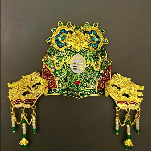 【唐宋元凤冠·金属冰箱贴礼盒】永乐宫西王母龙凤花钗冠李倕凤冠宋代团冠回鹘桃心冠冰箱贴 商品图0