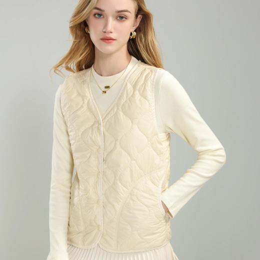 【13.4%澳洲绵羊毛 加厚内芯 轻暖百搭】可机洗含羊毛马甲 商品图5