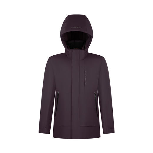 【户外/三防/拒水鸭绒】柒牌可拆卸连帽羽绒服男厚款保暖羽绒外套129E70650 商品图4