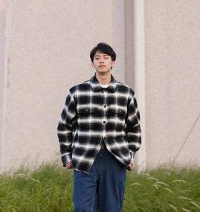 佐丹奴男装25年商场同款纯棉厚衬衫01045603