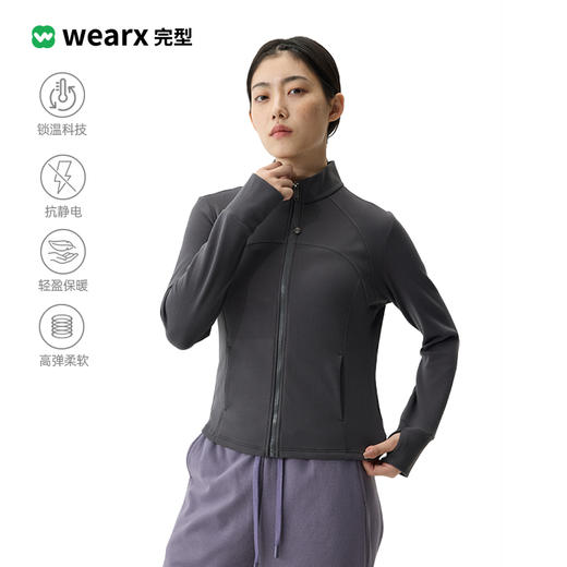 完型-立领修身瑜伽休闲外套 商品图0