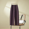 百媚生 羊毛醋酸高级感垂感西装阔腿裤953 商品缩略图0