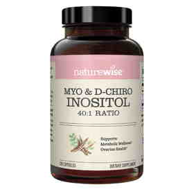 肌醇｜手性肌醇 120粒 调理激素 内分泌 胰岛素抵抗 Naturewise牌肌醇胶囊120粒 WH