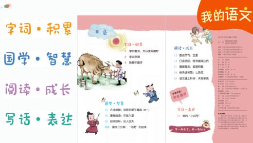 《我的语文》《我的数学》26春学期 央视推荐适合小学1-4年级小朋友启蒙读物（一套6本杂志+赠送4本练习，教材全同步） 商品图13