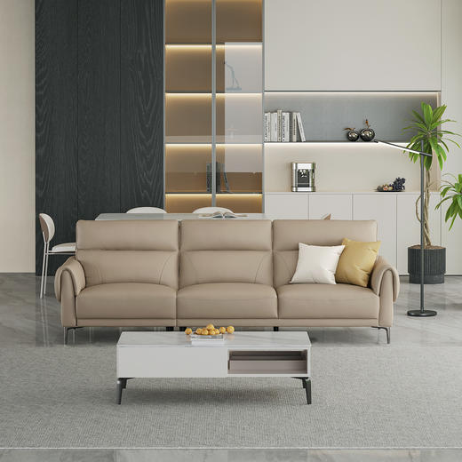 顾家家居整装 现代舒适 皮艺沙发 KZ.1021行歌 商品图2