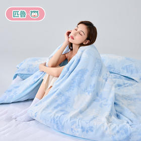 匹鲁5D立体雕花奶芙绒四件套 绒毛细腻柔软 锁温蓄热 防静电【冬季床品专场】