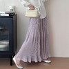 紫气东来 一抹嫣然【梦惠妮 雨雾紫藤压褶半裙】透气雪纺 内衬细腻亲肤 视觉显高 高腰版型 三种裤长 修饰腿型 梨形身材放心冲  #M663 商品缩略图12