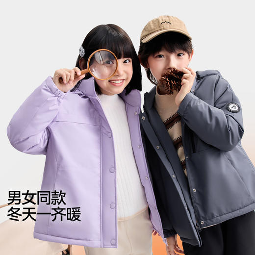 男女童短款羽绒服冬季新款安奈儿童装EM545638 商品图1