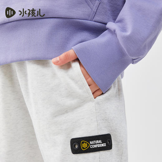 水孩儿童装秋冬新款儿童运动裤女童时尚弹力裤子男童环保舒适长裤 商品图3
