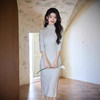 MYJ 244素雅复古气质改良日常连衣裙旗袍 商品缩略图3