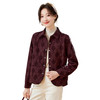 雀说新款时尚休闲夹克洋气大码上衣AL25103 商品缩略图4