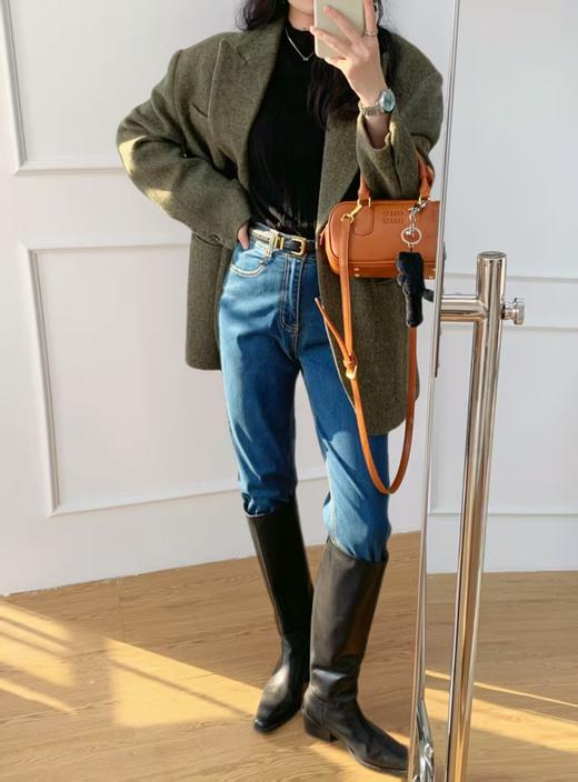 The row极细纯羊绒竖坑条针织衫打底衫 商品图10