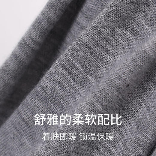 [铂雅100%羊绒保暖]SCHIESSER德国舒雅高端铂雅男士羊绒保暖衣单件纤维皇后 软黄金单件上衣95/25983Q 商品图2